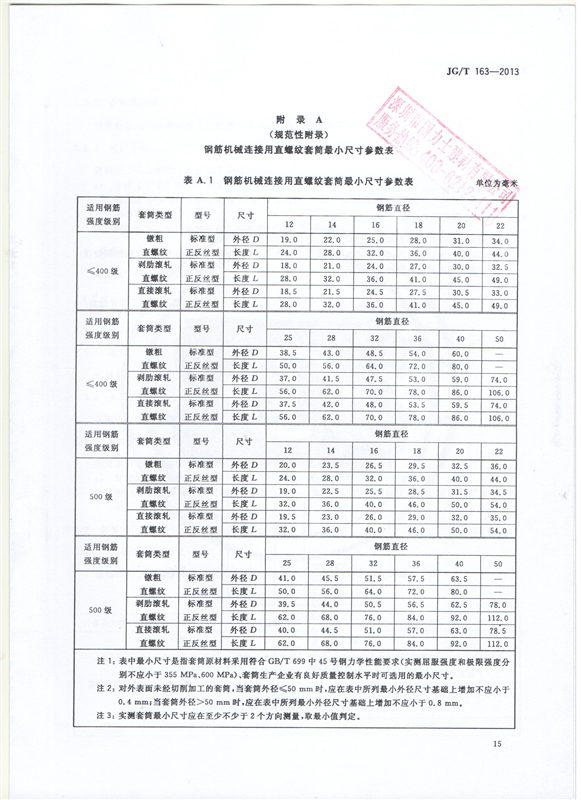 钢筋机械连接用套筒GT/T 163-2013-深圳固力士17